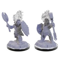 D&D NOLZUR'S MARVELOUS MINIATURES UNPAINTED -  AZER WARRIORS (2) -  RPG MINIATURE UNPAINTED DUNGEONS & DRAGONS