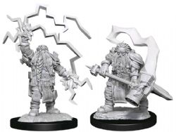 D&D NOLZUR'S MARVELOUS MINIATURES UNPAINTED -  DWARF CLERIC MALE -  RPG MINIATURE UNPAINTED DUNGEONS & DRAGONS