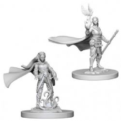 D&D NOLZUR'S MARVELOUS MINIATURES UNPAINTED -  ELF FEMALE DRUID (2) -  RPG MINIATURE UNPAINTED DUNGEONS & DRAGONS
