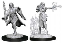D&D NOLZUR'S MARVELOUS MINIATURES UNPAINTED -  FEMALE MULTICLASS WARLOCK + SORCERER -  RPG MINIATURE UNPAINTED DUNGEONS & DRAGONS