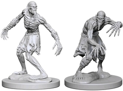 D&D NOLZUR'S MARVELOUS MINIATURES UNPAINTED -  GHOULS (2) -  RPG MINIATURE UNPAINTED DUNGEONS & DRAGONS
