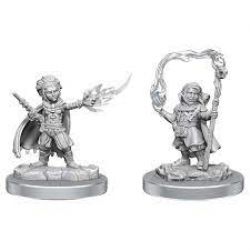 D&D NOLZUR'S MARVELOUS MINIATURES UNPAINTED -  HALFING WIZARDS -  RPG MINIATURE UNPAINTED DUNGEONS & DRAGONS