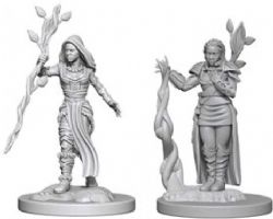 D&D NOLZUR'S MARVELOUS MINIATURES UNPAINTED -  HUMAN FEMALE DRUID -  RPG MINIATURE UNPAINTED DUNGEONS & DRAGONS