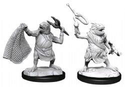 D&D NOLZUR'S MARVELOUS MINIATURES UNPAINTED -  KUO-TOA & KUO-TOA WHIP -  RPG MINIATURE UNPAINTED DUNGEONS & DRAGONS