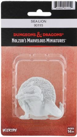 D&D NOLZUR'S MARVELOUS MINIATURES UNPAINTED -  SEA LION -  RPG MINIATURE UNPAINTED DUNGEONS & DRAGONS