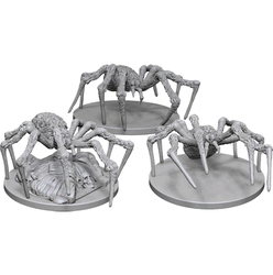 D&D NOLZUR'S MARVELOUS MINIATURES UNPAINTED -  SPIDERS (3) -  RPG MINIATURE UNPAINTED DUNGEONS & DRAGONS