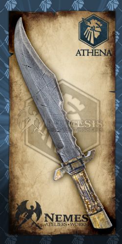 DAGGERS -  BOWIE KNIFE - NOTCHED (18