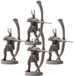 DARK SOULS: THE ROLEPLAYING GAME -  SILVER KNIGHT GREATBOWMEN -  RPG MINIATURE