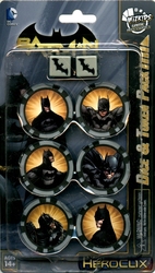 DC COMICS -  DICE & TOKEN PACK - BATMAN SET -  DC HEROCLIX
