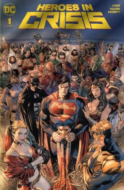 DC COMICS -  HEROES IN CRISIS #1 CONVENTION GOLD FOIL VARIANT 1