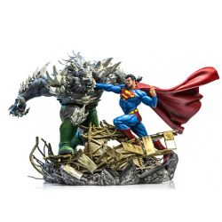DC COMICS -  SUPERMAN VS DOOMSDAY FIGURE - 1:10 SCALE -  IRON STUDIOS
