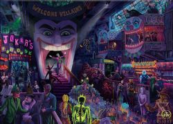 DC COMICS -  THE JOKERS BALL (1000 PIECES) -  THOMAS KINKADE