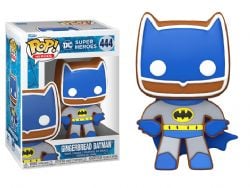 DC SUPER HEROES -  POP! VINYL BOBBLE-HEAD OF GINGERBREAD BATMAN (4 INCH) 444