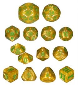 DCC RPG DICE -  DARK TOWER DICE (14-DICE) DCC