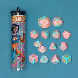 DCC RPG DICE -  VELLO'S CRYSTALIZAED CREATIONS (14-DICE)
