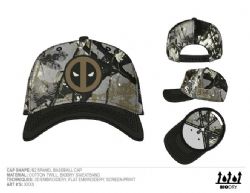 DEADPOOL -  CAMO LOGO & SIDE HIT SNAPBACK