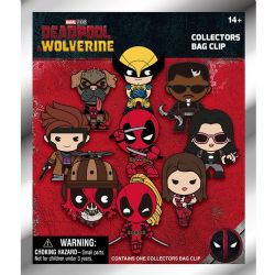 DEADPOOL -  RANDOM 3D FOAM BAG CLIP -  DEADPOOL & WOLVERINE