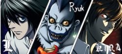DEATH NOTE -  L, RYUK & KIRA XXL MOUSEPAD