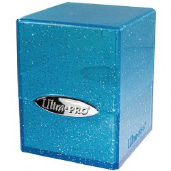 DECK BOX -  SATIN CUBE - GLITTER BLUE(100+)