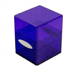 DECK BOX -  SATIN CUBE GLITTER PURPLE (+100)

