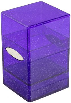 DECK BOX -  SATIN TOWER - GLITTER PURPLE (100+)
