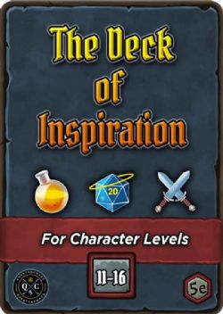 DECK OF INSPIRATION -  LEVELS 11-16 (ENGLISH) -  CARDS ACCESSORY