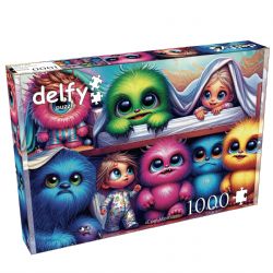 DELFY PUZZLE -  COOL MONSTERS (1000 PIECES)