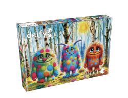 DELFY PUZZLE -  MONSTEROUS TRIO (1000 PIECES)