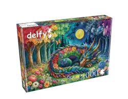 DELFY PUZZLE -  MOONLIT DRAGON DREAMS (1000 PIECES)