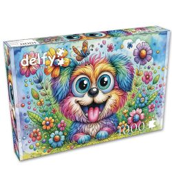 DELFY PUZZLE -  PAW-SITIVE VIBES (1000 PIECES)