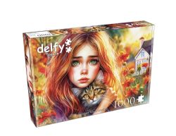 DELFY PUZZLE -  SILENT FELINE COMFORT (1000 PIECES)