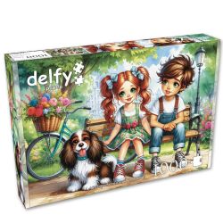 DELFY PUZZLE -  VINTAGE SUMMER AFTERNOON (1000 PIECES)