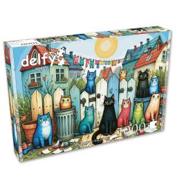 DELFY PUZZLE -  WHISKERS ON THE STREET (1000 PIECES)