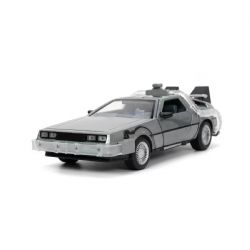 DELOREAN -  TIME MACHINE WITH LIGHTS - 1/24 -  BACK TO THE FUTURE