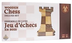 DELUXE WOODEN MAGNETIC CHESS SET