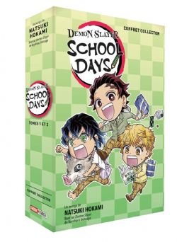 DEMON SLAYER -  COFFRET TOMES 01 ET 02 (FRENCH V.) -  DEMON SLAYER SCHOOL DAYS