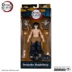 DEMON SLAYER -  INOSUKE HASHIBIRA (UNMASKED) ACTION FIGURE - PLATINUM EDITION -  MCFARLANE TOYS