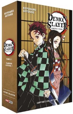 DEMON SLAYER, KIMETSU NO YAIBA -  COFFRET COLLECTOR TOME 21 + FANBOOK OFFICIEL TOME 01 (FRENCH V.) 21