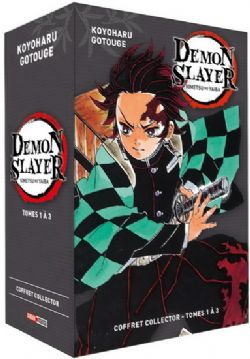 DEMON SLAYER, KIMETSU NO YAIBA -  COLLECTOR BOX SET VOLUMES 01 TO 03 (FRENCH V.) 01