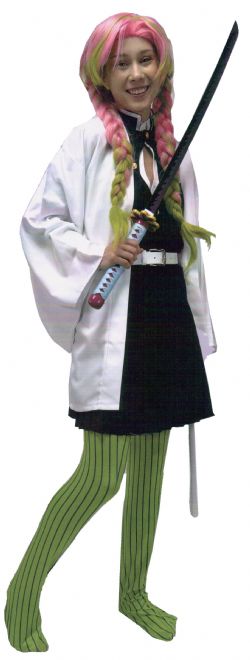 DEMON SLAYER -  MITSURI KANROJI COSTUME (ADULT)