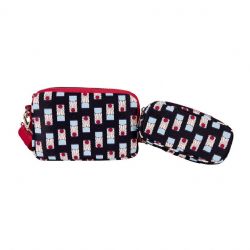 DEMON SLAYER -  NYLON SLING BAG WITH  AND COIN BAG -  LOUNGEFLY