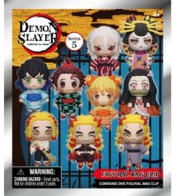 DEMON SLAYER -  RANDOM 3D FOAM BAG CLIP - SERIES 5