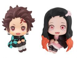 DEMON SLAYER -  TANJIRO AND NEZUKO KAMADO FIGURE SET - CONQUERED THE SUN VERSION -  LOOK UP SERIES