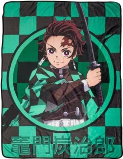 DEMON SLAYER -  TANJIRO FLEECE BLANKET 114 X 152 CM