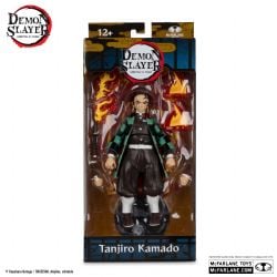 DEMON SLAYER -  TANJIRO KAMADO (DAKI BATTLE) ACTION FIGURE -  DEMON SLAYER