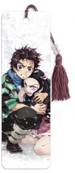 DEMON SLAYER -  TANJIRO & NEZUKO - BOOKMARK WITH TASSEL (8.75