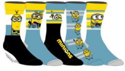 DESPICABLE ME -  5 PAIRS OF SOCKS 