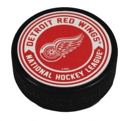DETROIT RED WINGS -  TEXTURED ACRYLIC HOCKEY PUCK