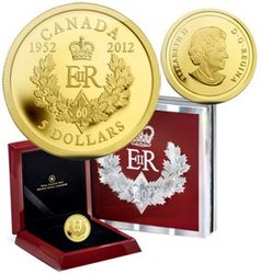 DIAMOND JUBILEE -  THE ROYAL CYPHER -  2012 CANADIAN COINS