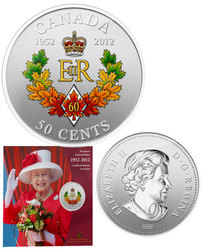 DIAMOND JUBILEE -  THE ROYAL CYPHER -  2012 CANADIAN COINS